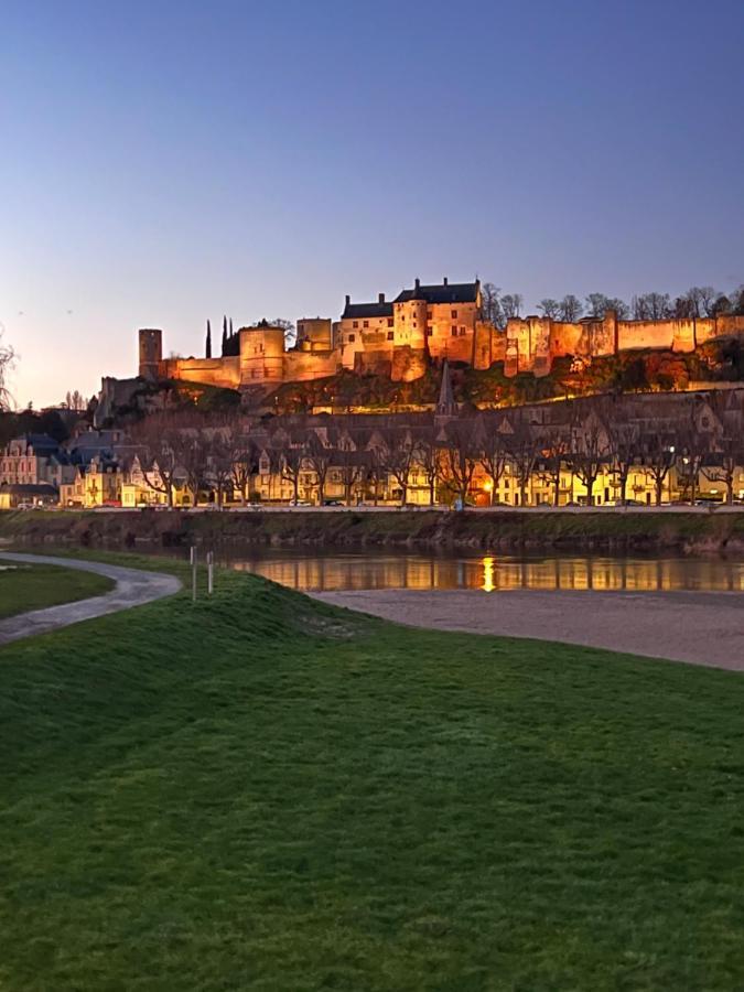 Le Rabelais, Superbe Appartement En Duplex, Proche Forteresse Et Monument Historique Chinon Exterior photo